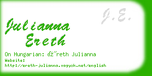 julianna ereth business card